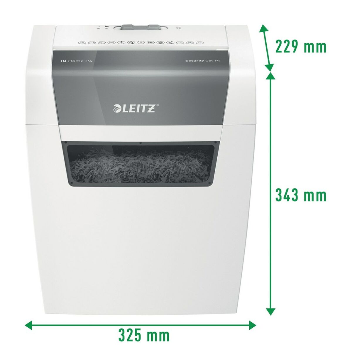 Papierversnipperaar Leitz IQ Home Shredder 15 L